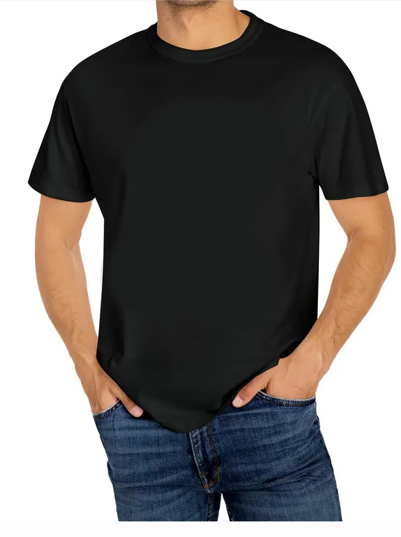 Summer washed T-shirts for men and women, pure cotton round neck, Korean style, casual short-sleeved T-shirts