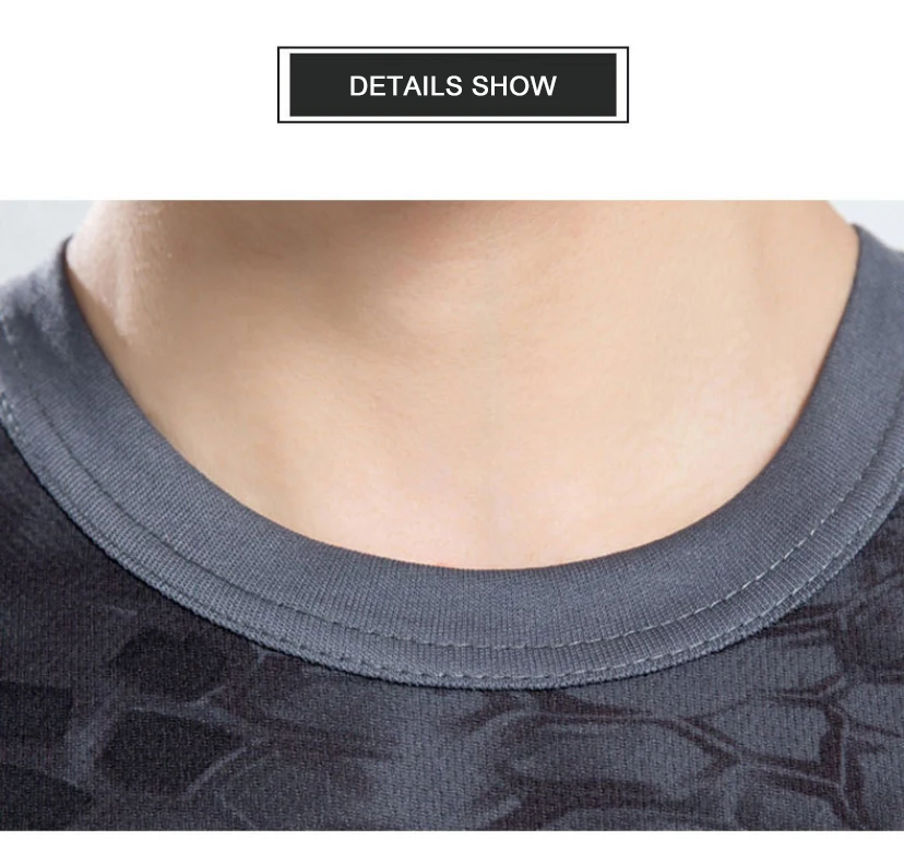 Men Casual Tactical T Shirts Short Sleeve Camouflage T-Shirt Quick Dry Outdoor Gym Top Tees Cargo T Shirt Male Clothing