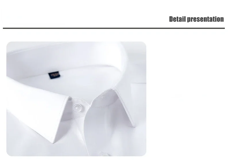 Pop Spring And Autumn New Men's High-end Professional Wear Three-proof Long-sleeved Shirts No-iron Anti-wrinkle Business Formal