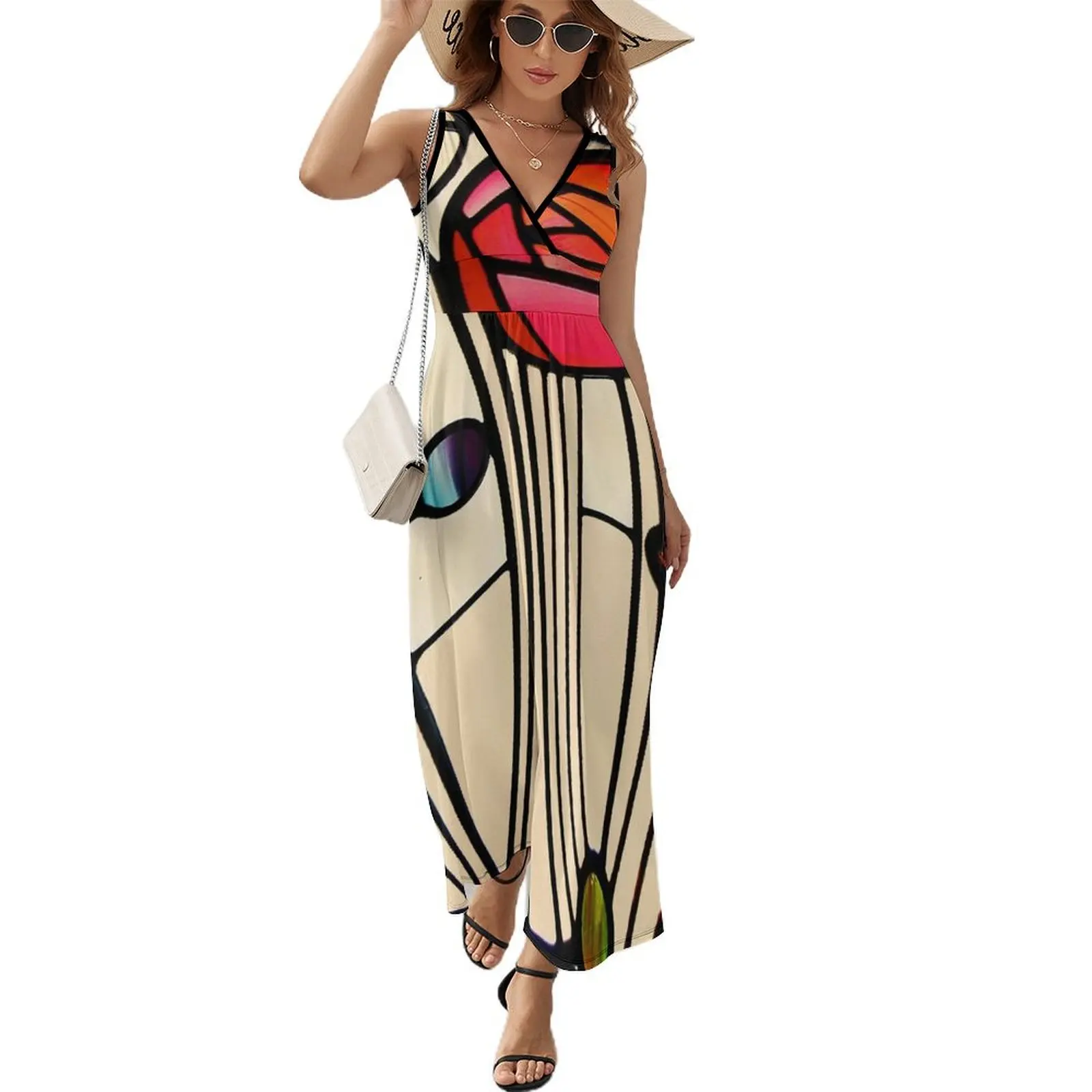 Charles Rennie Mackintosh - Window Sleeveless Dress cute dress Prom gown Dress Charles Rennie Mackintosh - Window Sleeveless Dress cute dress Prom gown Dress