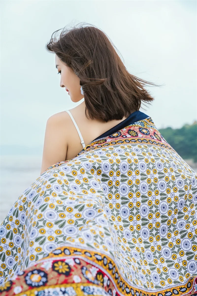 90x185cm Printing Process Twill Summer Suncare Beach Dress Bikini Sarong Wrap Scarf Women Brazilian Swimsuit Bathing Cover-ups 90x185cm Printing Process Twill Summer Suncare Beach Dress Bikini Sarong Wrap Scarf Women Brazilian Swimsuit Bathing Cover-ups