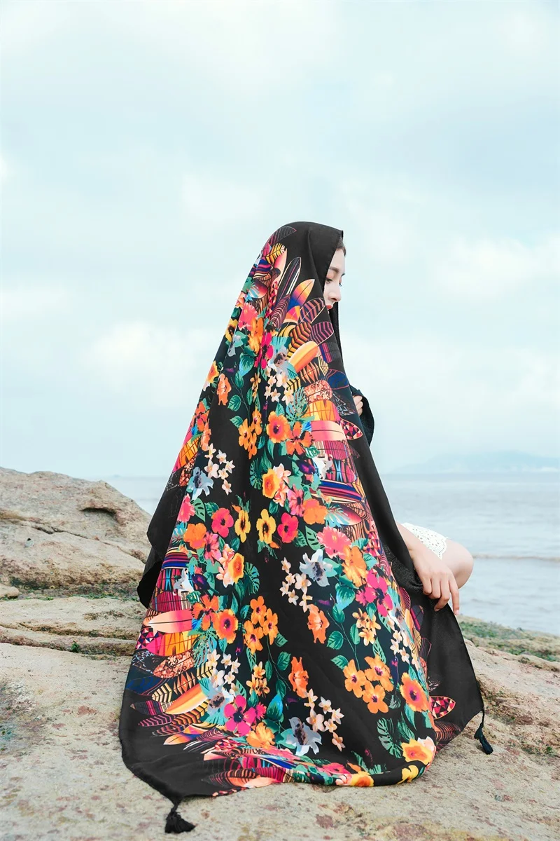 90x185cm Printing Process Twill Summer Suncare Beach Dress Bikini Sarong Wrap Scarf Women Brazilian Swimsuit Bathing Cover-ups 90x185cm Printing Process Twill Summer Suncare Beach Dress Bikini Sarong Wrap Scarf Women Brazilian Swimsuit Bathing Cover-ups