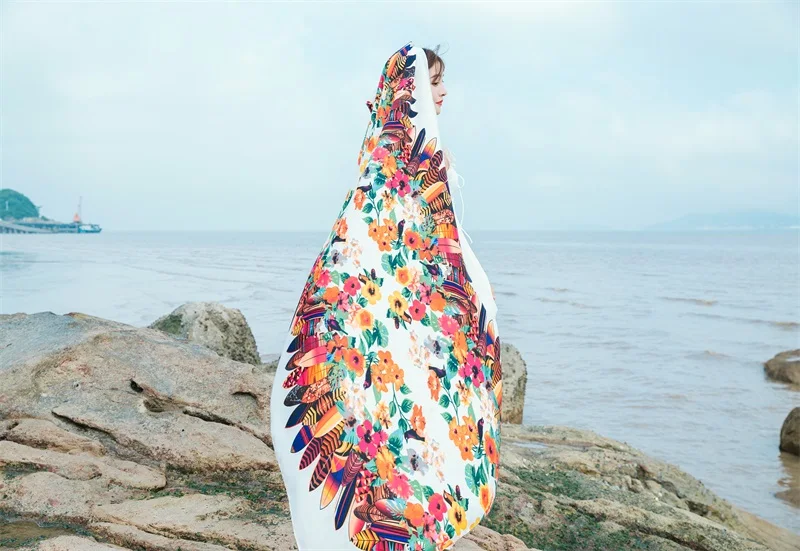 90x185cm Printing Process Twill Summer Suncare Beach Dress Bikini Sarong Wrap Scarf Women Brazilian Swimsuit Bathing Cover-ups 90x185cm Printing Process Twill Summer Suncare Beach Dress Bikini Sarong Wrap Scarf Women Brazilian Swimsuit Bathing Cover-ups