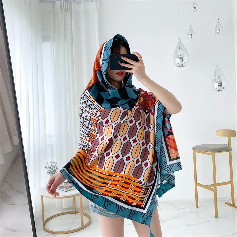 90x185cm Printing Process Twill Summer Suncare Beach Dress Bikini Sarong Wrap Scarf Women Brazilian Swimsuit Bathing Cover-ups 90x185cm Printing Process Twill Summer Suncare Beach Dress Bikini Sarong Wrap Scarf Women Brazilian Swimsuit Bathing Cover-ups