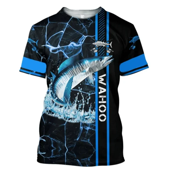 TShirts Outdoor Fishing 3D Print Streetwear Boys Girls Casual Fashion Oversized O-Neck TShirt  Harajuku Kids Tees Tops Clothes - Image 6