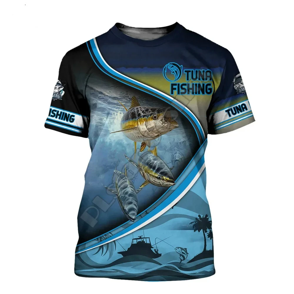 TShirts Outdoor Fishing 3D Print Streetwear Boys Girls Casual Fashion Oversized O-Neck TShirt  Harajuku Kids Tees Tops Clothes