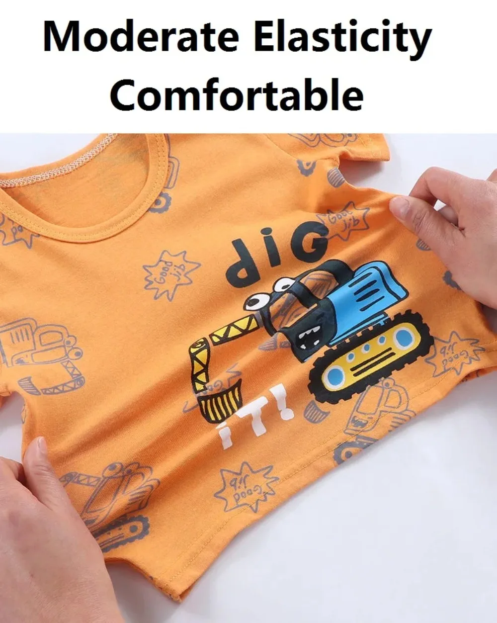 Children's Clothing T-Shirt Kids Clothes Boys Girls Summer Cartoon Tops Short Sleeve Clothes Cotton Breathable Baby Clothing