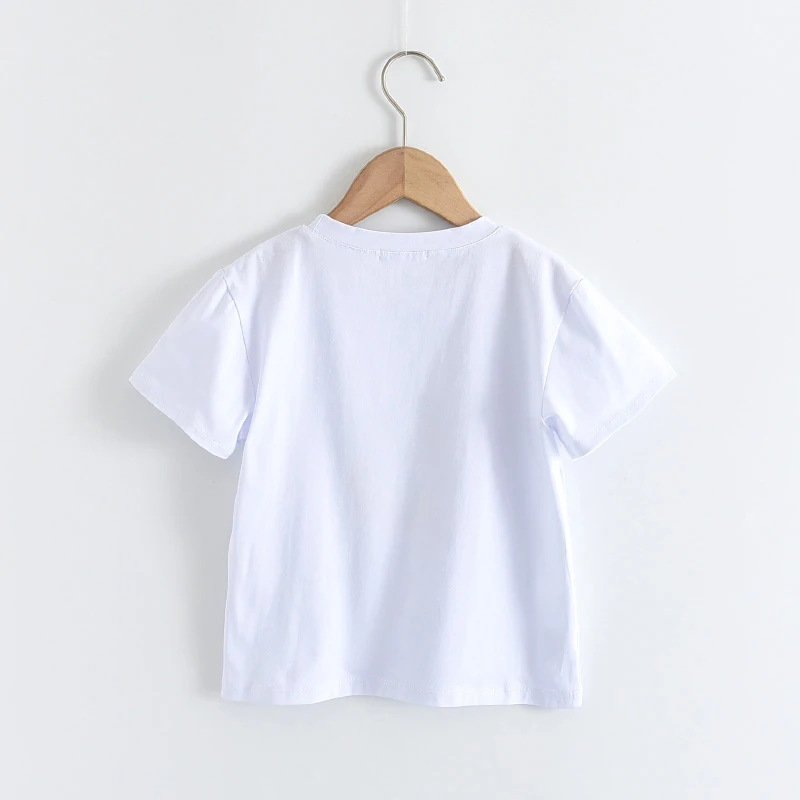 Bear Leader Summer Fashion Unisex Unicorn T-shirt Children Boys Short Sleeves White Tees Baby Kids Cotton Tops for Girls Clothes