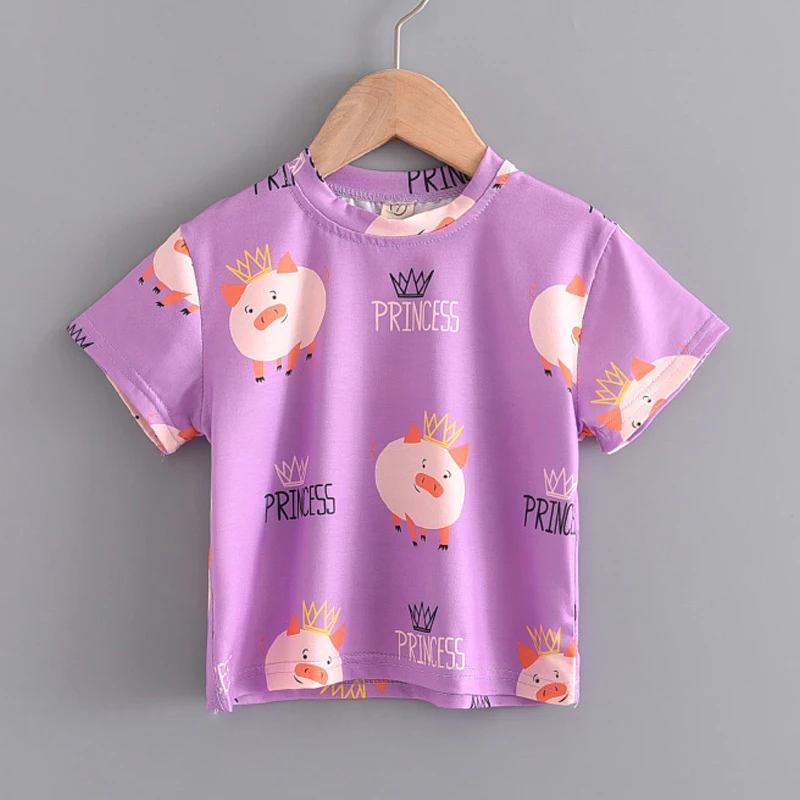 Bear Leader Summer Fashion Unisex Unicorn T-shirt Children Boys Short Sleeves White Tees Baby Kids Cotton Tops for Girls Clothes