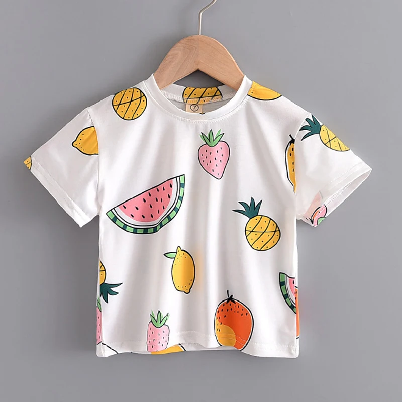 Bear Leader Summer Fashion Unisex Unicorn T-shirt Children Boys Short Sleeves White Tees Baby Kids Cotton Tops for Girls Clothes