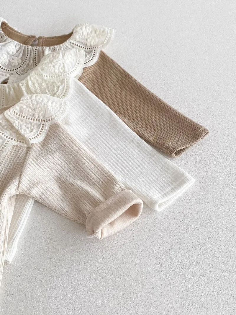 Baby Clothes Autumn Infant Girls Long Sleeve T-shirts Lace Lotus Collar Princess Kids Ribbed Bottoming Shirt Toddler Cotton Tops Baby Clothes Autumn Infant Girls Long Sleeve T-shirts Lace Lotus Collar Princess Kids Ribbed Bottoming Shirt Toddler Cotton Tops