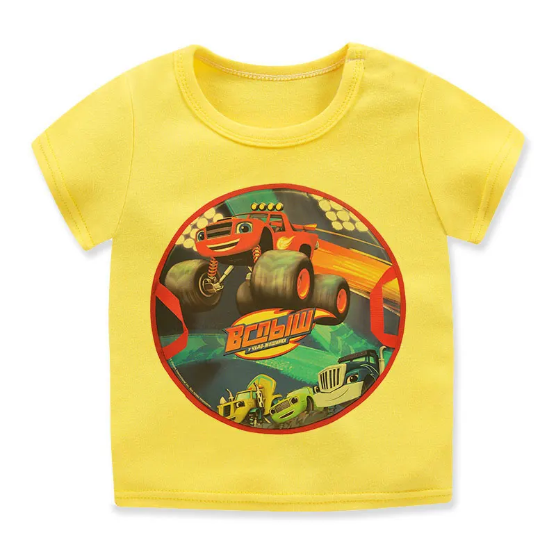 Blaze And The Monster Machines Children's Clothes Boy Impostor Blaze Game Anime T-Shirt Boy Or Girl Tees Top Short Sleeve Tshirt Blaze And The Monster Machines Children's Clothes Boy Impostor Blaze Game Anime T-Shirt Boy Or Girl Tees Top Short Sleeve Tshirt