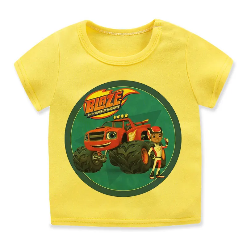 Blaze And The Monster Machines Children's Clothes Boy Impostor Blaze Game Anime T-Shirt Boy Or Girl Tees Top Short Sleeve Tshirt Blaze And The Monster Machines Children's Clothes Boy Impostor Blaze Game Anime T-Shirt Boy Or Girl Tees Top Short Sleeve Tshirt