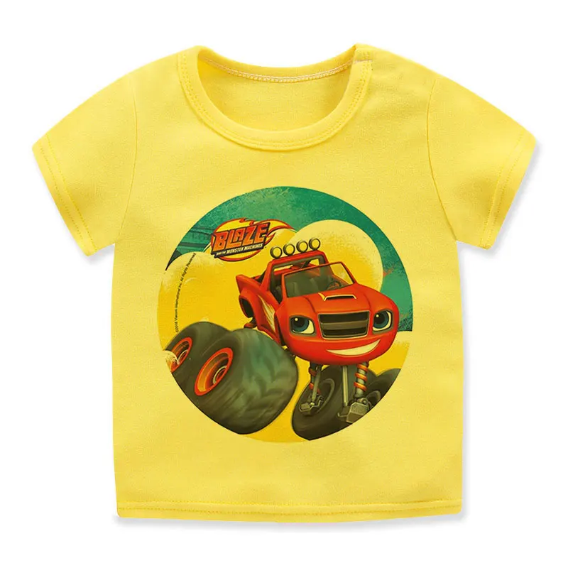 Blaze And The Monster Machines Children's Clothes Boy Impostor Blaze Game Anime T-Shirt Boy Or Girl Tees Top Short Sleeve Tshirt Blaze And The Monster Machines Children's Clothes Boy Impostor Blaze Game Anime T-Shirt Boy Or Girl Tees Top Short Sleeve Tshirt