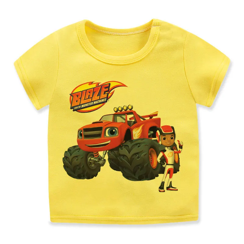 Blaze And The Monster Machines Children's Clothes Boy Impostor Blaze Game Anime T-Shirt Boy Or Girl Tees Top Short Sleeve Tshirt Blaze And The Monster Machines Children's Clothes Boy Impostor Blaze Game Anime T-Shirt Boy Or Girl Tees Top Short Sleeve Tshirt