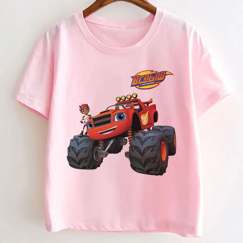 Blaze And The Monster Machines Children's Clothes Boy Impostor Blaze Game Anime T-Shirt Boy Or Girl Tees Top Short Sleeve Tshirt Blaze And The Monster Machines Children's Clothes Boy Impostor Blaze Game Anime T-Shirt Boy Or Girl Tees Top Short Sleeve Tshirt