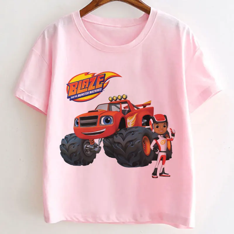 Blaze And The Monster Machines Children's Clothes Boy Impostor Blaze Game Anime T-Shirt Boy Or Girl Tees Top Short Sleeve Tshirt Blaze And The Monster Machines Children's Clothes Boy Impostor Blaze Game Anime T-Shirt Boy Or Girl Tees Top Short Sleeve Tshirt