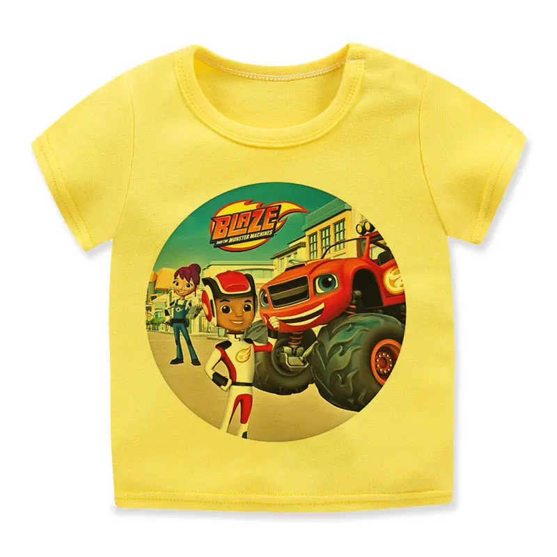 Blaze And The Monster Machines Children's Clothes Boy Impostor Blaze Game Anime T-Shirt Boy Or Girl Tees Top Short Sleeve Tshirt Blaze And The Monster Machines Children's Clothes Boy Impostor Blaze Game Anime T-Shirt Boy Or Girl Tees Top Short Sleeve Tshirt