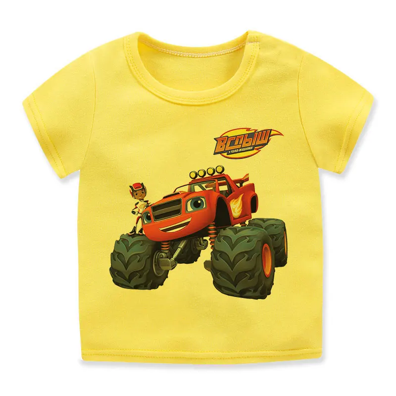 Blaze And The Monster Machines Children's Clothes Boy Impostor Blaze Game Anime T-Shirt Boy Or Girl Tees Top Short Sleeve Tshirt Blaze And The Monster Machines Children's Clothes Boy Impostor Blaze Game Anime T-Shirt Boy Or Girl Tees Top Short Sleeve Tshirt