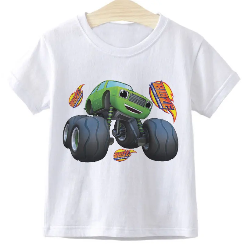 Blaze And The Monster Machines Children's Clothes Boy Impostor Blaze Game Anime T-Shirt Boy Or Girl Tees Top Short Sleeve Tshirt Blaze And The Monster Machines Children's Clothes Boy Impostor Blaze Game Anime T-Shirt Boy Or Girl Tees Top Short Sleeve Tshirt
