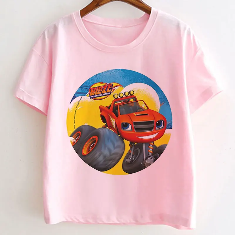 Blaze And The Monster Machines Children's Clothes Boy Impostor Blaze Game Anime T-Shirt Boy Or Girl Tees Top Short Sleeve Tshirt Blaze And The Monster Machines Children's Clothes Boy Impostor Blaze Game Anime T-Shirt Boy Or Girl Tees Top Short Sleeve Tshirt