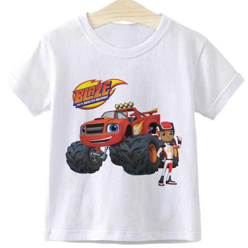 Blaze And The Monster Machines Children's Clothes Boy Impostor Blaze Game Anime T-Shirt Boy Or Girl Tees Top Short Sleeve Tshirt Blaze And The Monster Machines Children's Clothes Boy Impostor Blaze Game Anime T-Shirt Boy Or Girl Tees Top Short Sleeve Tshirt