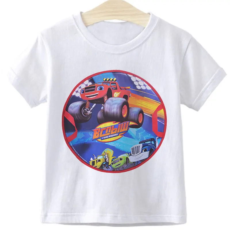 Blaze And The Monster Machines Children's Clothes Boy Impostor Blaze Game Anime T-Shirt Boy Or Girl Tees Top Short Sleeve Tshirt Blaze And The Monster Machines Children's Clothes Boy Impostor Blaze Game Anime T-Shirt Boy Or Girl Tees Top Short Sleeve Tshirt