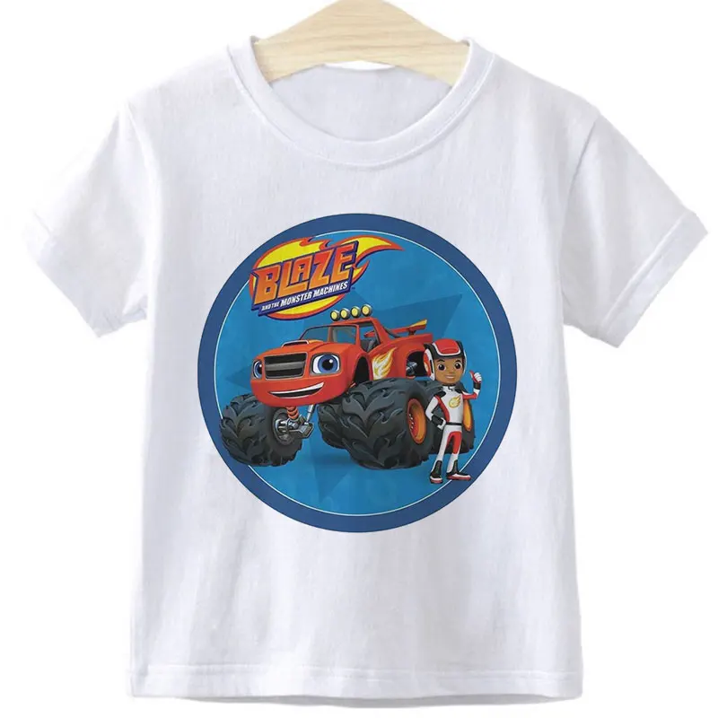 Blaze And The Monster Machines Children's Clothes Boy Impostor Blaze Game Anime T-Shirt Boy Or Girl Tees Top Short Sleeve Tshirt Blaze And The Monster Machines Children's Clothes Boy Impostor Blaze Game Anime T-Shirt Boy Or Girl Tees Top Short Sleeve Tshirt