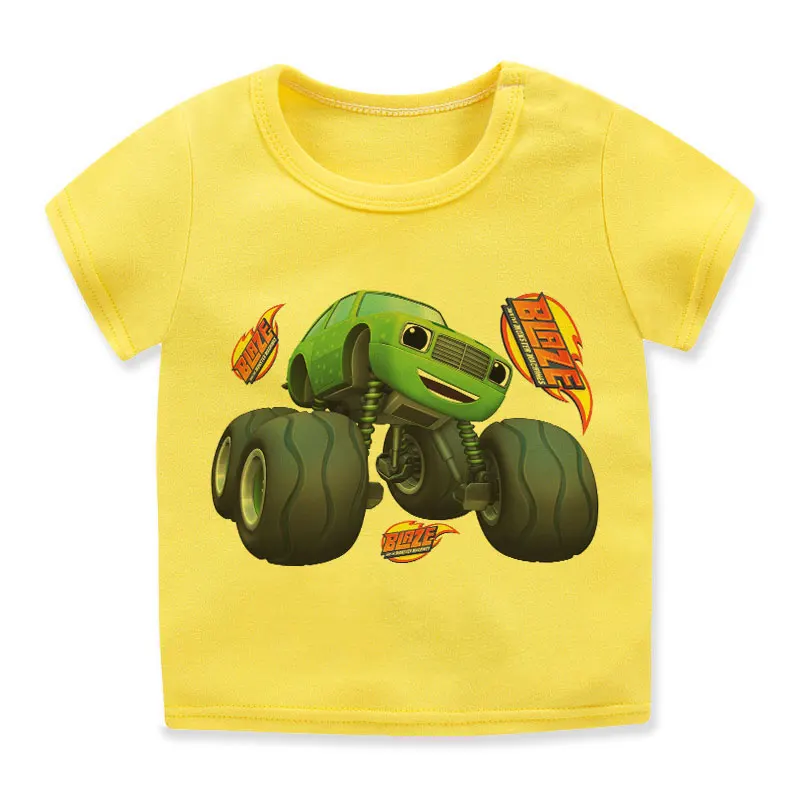 Blaze And The Monster Machines Children's Clothes Boy Impostor Blaze Game Anime T-Shirt Boy Or Girl Tees Top Short Sleeve Tshirt Blaze And The Monster Machines Children's Clothes Boy Impostor Blaze Game Anime T-Shirt Boy Or Girl Tees Top Short Sleeve Tshirt