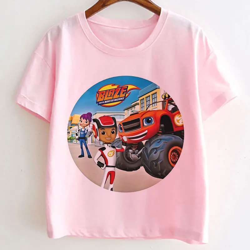Blaze And The Monster Machines Children's Clothes Boy Impostor Blaze Game Anime T-Shirt Boy Or Girl Tees Top Short Sleeve Tshirt Blaze And The Monster Machines Children's Clothes Boy Impostor Blaze Game Anime T-Shirt Boy Or Girl Tees Top Short Sleeve Tshirt