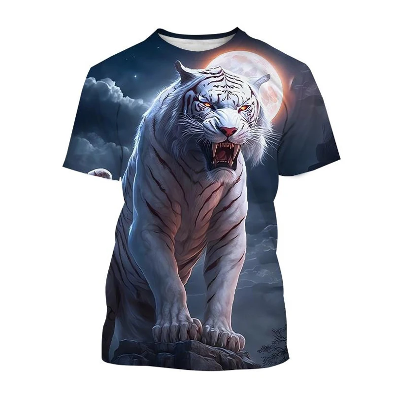 T-Shirts 3D Print Kawaii Animal Tiger Summer O-Neck T Shirt Casual Boys Girls Tops Oversized Fashion Kids Tees Children Clothing T-Shirts 3D Print Kawaii Animal Tiger Summer O-Neck T Shirt Casual Boys Girls Tops Oversized Fashion Kids Tees Children Clothing