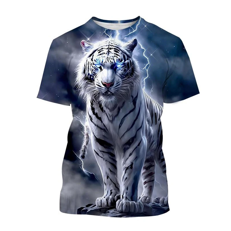 T-Shirts 3D Print Kawaii Animal Tiger Summer O-Neck T Shirt Casual Boys Girls Tops Oversized Fashion Kids Tees Children Clothing T-Shirts 3D Print Kawaii Animal Tiger Summer O-Neck T Shirt Casual Boys Girls Tops Oversized Fashion Kids Tees Children Clothing