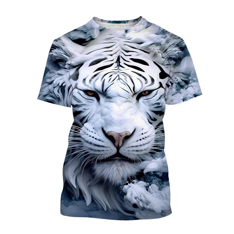 T-Shirts 3D Print Kawaii Animal Tiger Summer O-Neck T Shirt Casual Boys Girls Tops Oversized Fashion Kids Tees Children Clothing T-Shirts 3D Print Kawaii Animal Tiger Summer O-Neck T Shirt Casual Boys Girls Tops Oversized Fashion Kids Tees Children Clothing