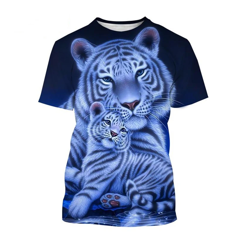 T-Shirts 3D Print Kawaii Animal Tiger Summer O-Neck T Shirt Casual Boys Girls Tops Oversized Fashion Kids Tees Children Clothing T-Shirts 3D Print Kawaii Animal Tiger Summer O-Neck T Shirt Casual Boys Girls Tops Oversized Fashion Kids Tees Children Clothing