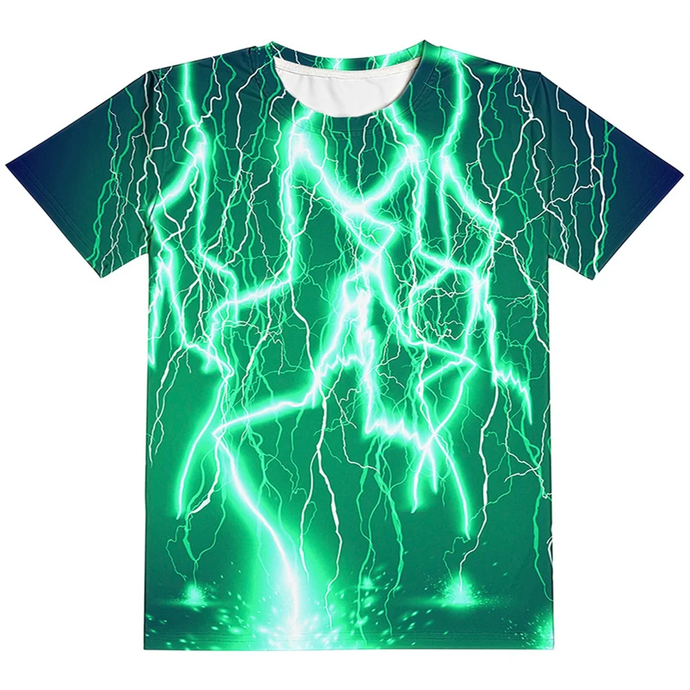 kids T-Shirts 3D Print Flame lightning Pattern Round Neck T-Shirts Casual Boys Girls Tops Oversized Fashion Kids Tees Clothing kids T-Shirts 3D Print Flame lightning Pattern Round Neck T-Shirts Casual Boys Girls Tops Oversized Fashion Kids Tees Clothing