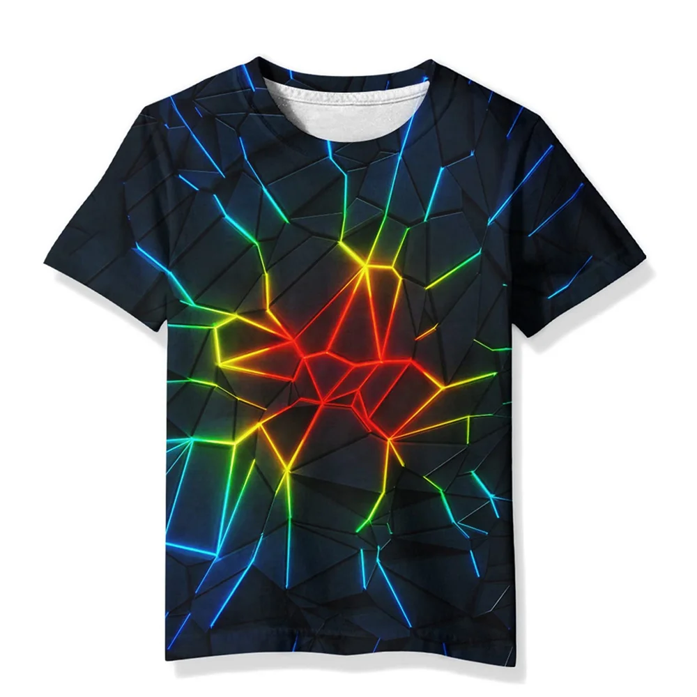 kids T-Shirts 3D Print Flame lightning Pattern Round Neck T-Shirts Casual Boys Girls Tops Oversized Fashion Kids Tees Clothing kids T-Shirts 3D Print Flame lightning Pattern Round Neck T-Shirts Casual Boys Girls Tops Oversized Fashion Kids Tees Clothing
