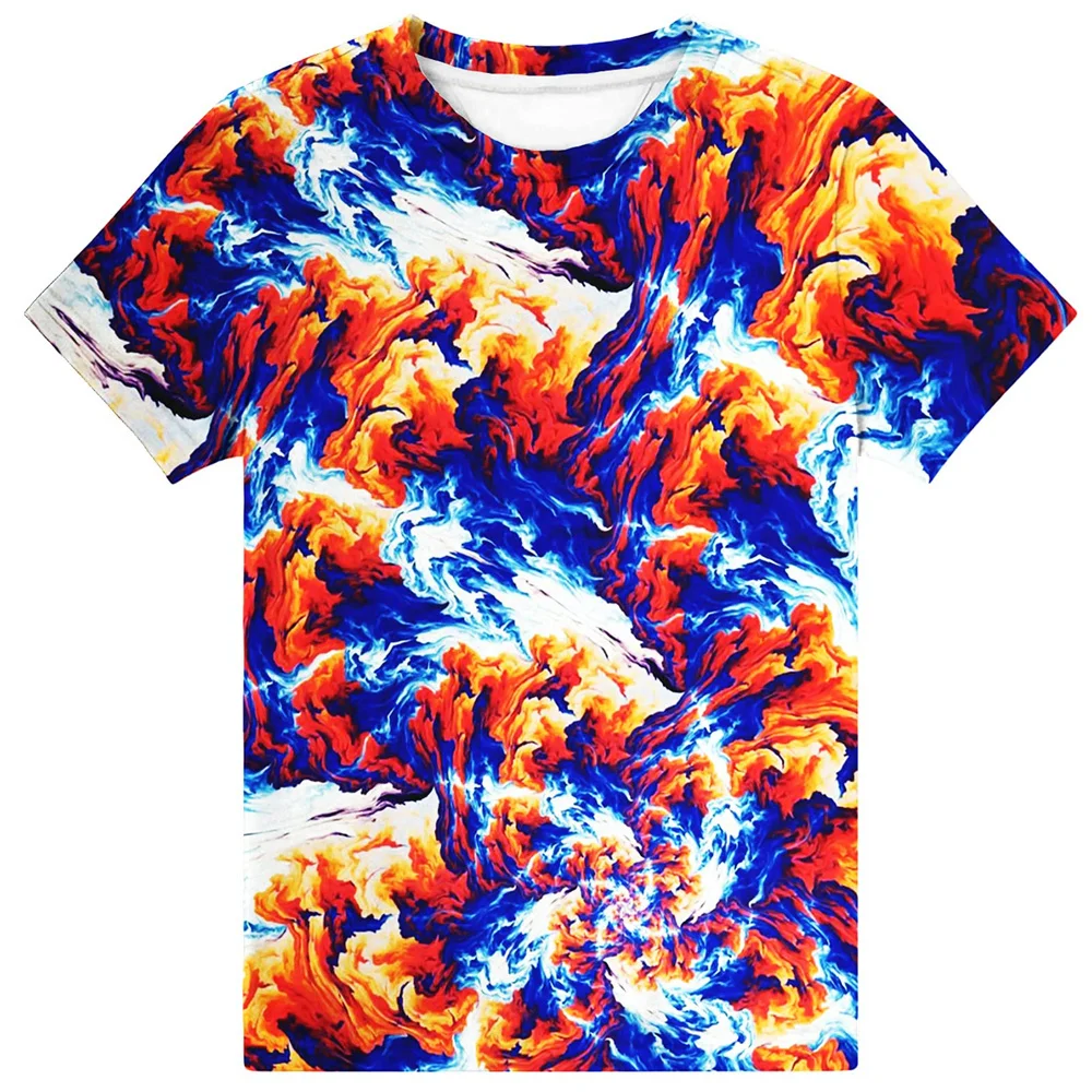 kids T-Shirts 3D Print Flame lightning Pattern Round Neck T-Shirts Casual Boys Girls Tops Oversized Fashion Kids Tees Clothing kids T-Shirts 3D Print Flame lightning Pattern Round Neck T-Shirts Casual Boys Girls Tops Oversized Fashion Kids Tees Clothing