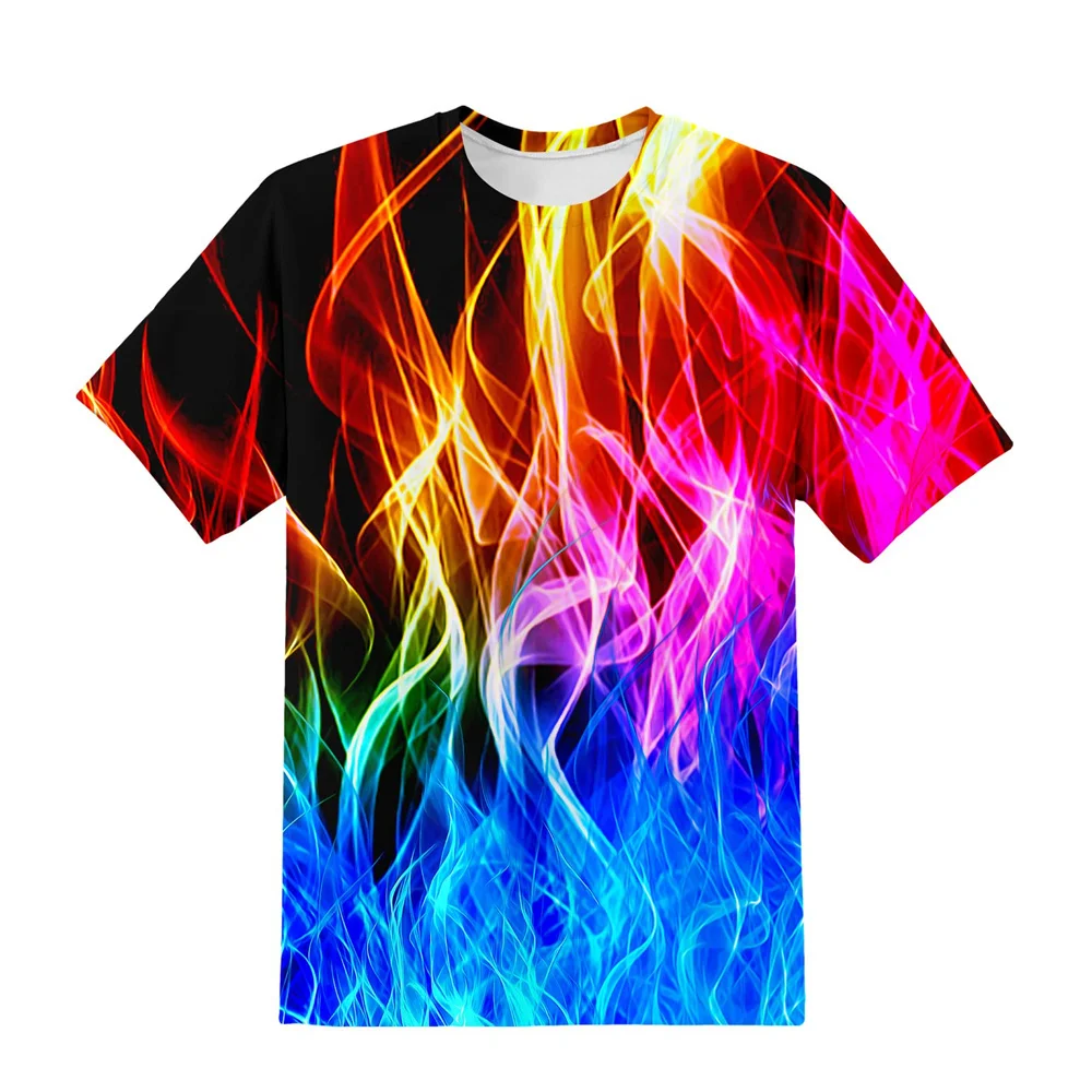 kids T-Shirts 3D Print Flame lightning Pattern Round Neck T-Shirts Casual Boys Girls Tops Oversized Fashion Kids Tees Clothing kids T-Shirts 3D Print Flame lightning Pattern Round Neck T-Shirts Casual Boys Girls Tops Oversized Fashion Kids Tees Clothing