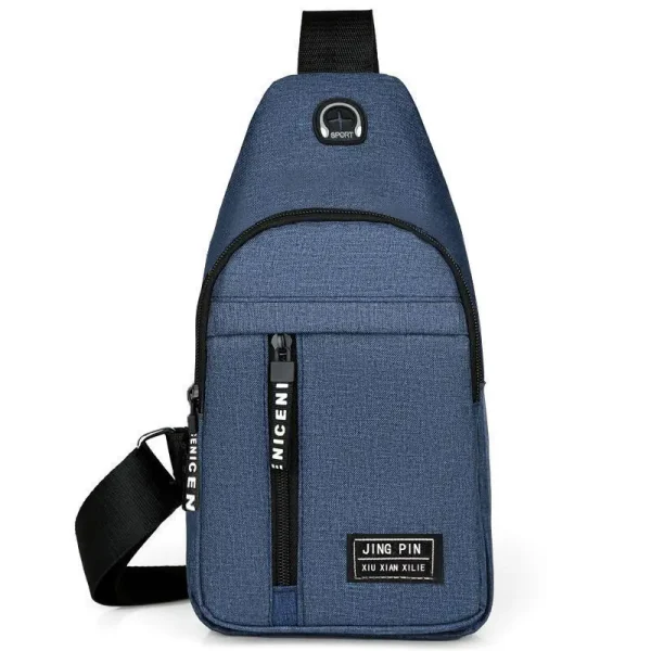 Men's Chest Bag Simple Storage Bags Men Travel Small Mini Black Crossbody Bag Mini Coffee Bag Shoulder Bag Satchel Handbags - Image 5