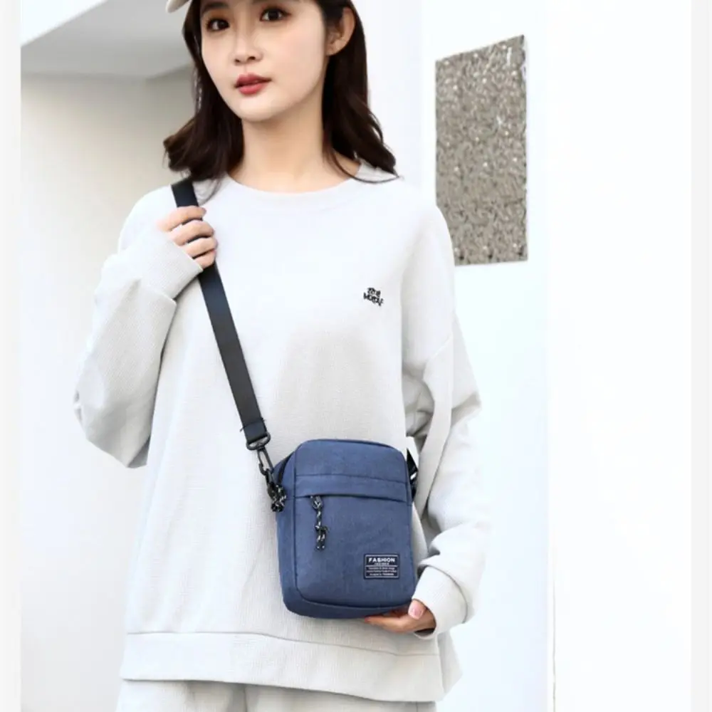 Mini Nylon Shoulder Bag Men Solid Color Crossbody Bag Casual and Fashionable Retro Bag Business Crossbody Bags for Men Hand Bag Mini Nylon Shoulder Bag Men Solid Color Crossbody Bag Casual and Fashionable Retro Bag Business Crossbody Bags for Men Hand Bag
