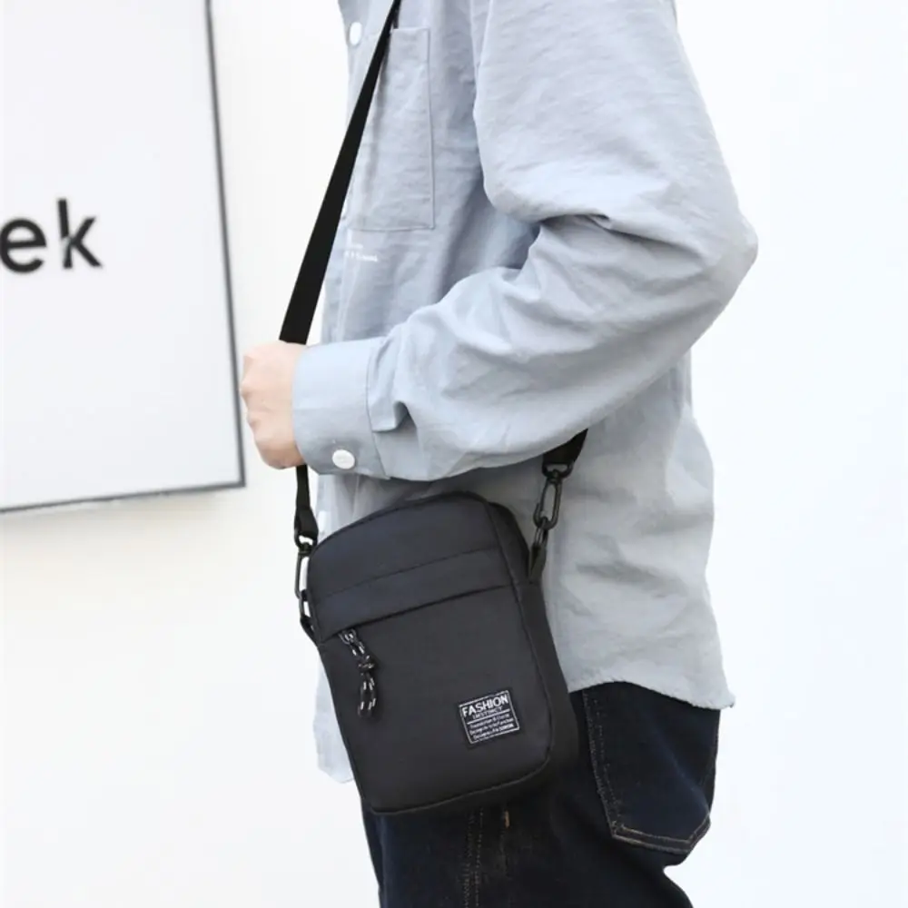 Mini Nylon Shoulder Bag Men Solid Color Crossbody Bag Casual and Fashionable Retro Bag Business Crossbody Bags for Men Hand Bag Mini Nylon Shoulder Bag Men Solid Color Crossbody Bag Casual and Fashionable Retro Bag Business Crossbody Bags for Men Hand Bag