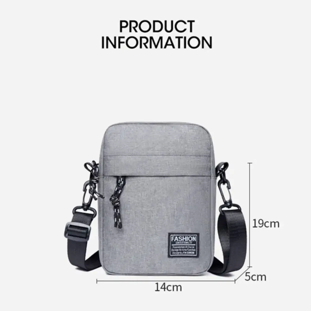 Mini Nylon Shoulder Bag Men Solid Color Crossbody Bag Casual and Fashionable Retro Bag Business Crossbody Bags for Men Hand Bag Mini Nylon Shoulder Bag Men Solid Color Crossbody Bag Casual and Fashionable Retro Bag Business Crossbody Bags for Men Hand Bag