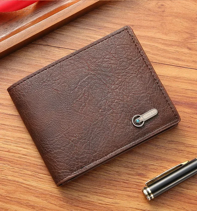 Men Purse Black Coin Wallet Male Business ID Cards Holder PU Leather Multiple Slot Casual Large Capacity Dollar Coin Money Bags Men Purse Black Coin Wallet Male Business ID Cards Holder PU Leather Multiple Slot Casual Large Capacity Dollar Coin Money Bags