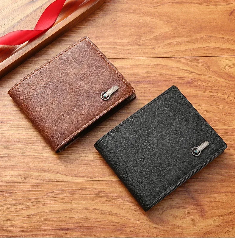 Men Purse Black Coin Wallet Male Business ID Cards Holder PU Leather Multiple Slot Casual Large Capacity Dollar Coin Money Bags Men Purse Black Coin Wallet Male Business ID Cards Holder PU Leather Multiple Slot Casual Large Capacity Dollar Coin Money Bags
