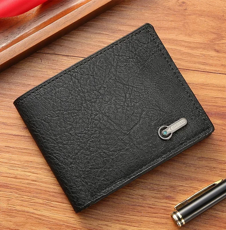 Men Purse Black Coin Wallet Male Business ID Cards Holder PU Leather Multiple Slot Casual Large Capacity Dollar Coin Money Bags Men Purse Black Coin Wallet Male Business ID Cards Holder PU Leather Multiple Slot Casual Large Capacity Dollar Coin Money Bags