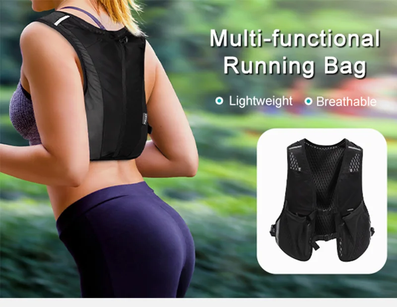 TINYAT Reflective Multi-function Vest Bag for Men Women Sports Chest Bag Hip Hop Street Cloth Bag Hiking Cycling Accessories TINYAT Reflective Multi-function Vest Bag for Men Women Sports Chest Bag Hip Hop Street Cloth Bag Hiking Cycling Accessories
