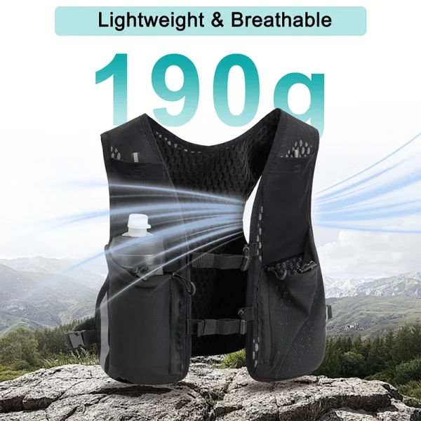 TINYAT Reflective Multi-function Vest Bag for Men Women Sports Chest Bag Hip Hop Street Cloth Bag Hiking Cycling Accessories - Image 4