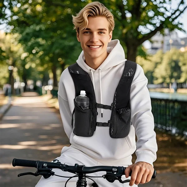 TINYAT Reflective Multi-function Vest Bag for Men Women Sports Chest Bag Hip Hop Street Cloth Bag Hiking Cycling Accessories - Image 6