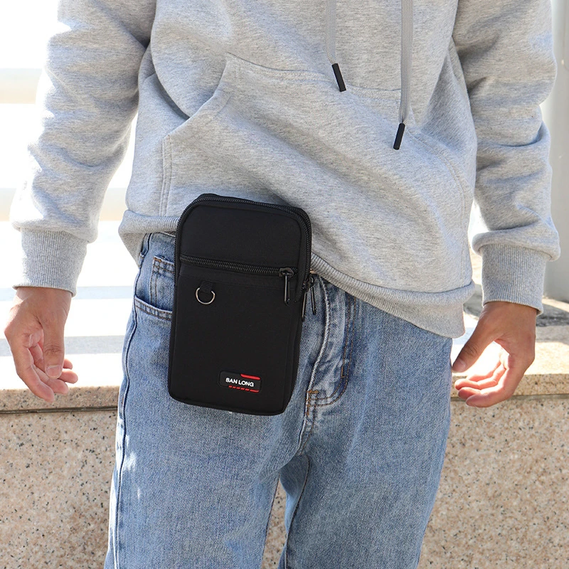 New Waterproof Waist Bag Purse Single/double Layer Outdoor Military Waist Fanny Pack Men Phone Pouch Camping Hunting Bags