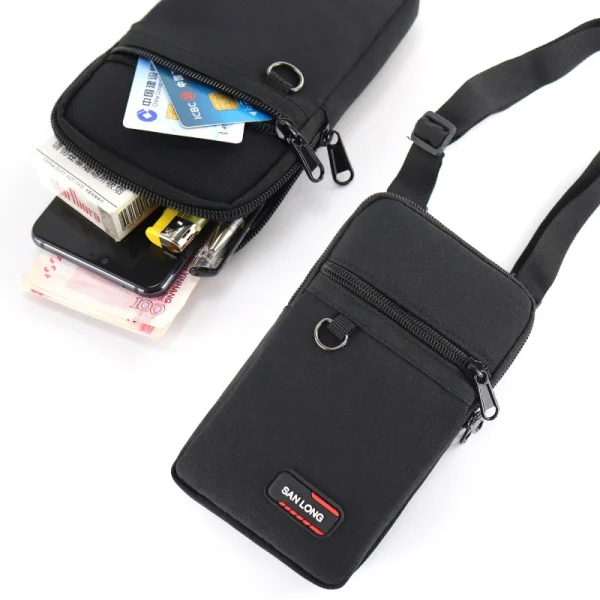 New Waterproof Waist Bag Purse Single/double Layer Outdoor Military Waist Fanny Pack Men Phone Pouch Camping Hunting Bags - Image 3